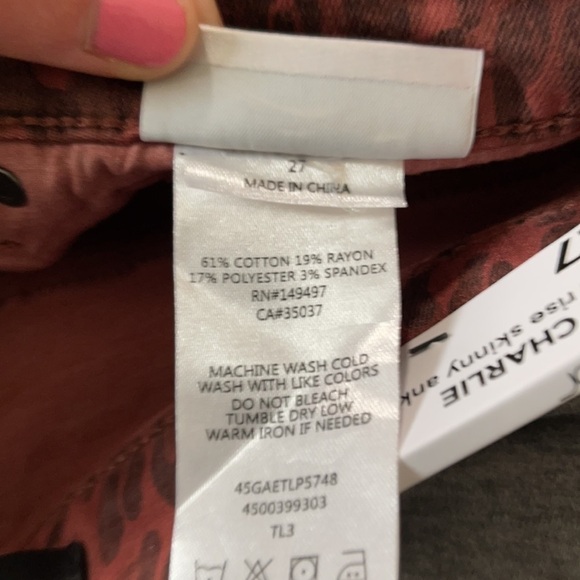 NWT Joe’s Jeans The Charlie Cheetah Print High Rise Skinny Jean - Picture 10 of 10